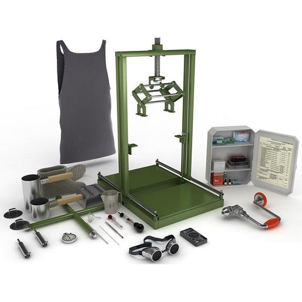 Комплект оборудования для ремонта аккумуляторных батарей бронетанковой техники 4akb-КА-4