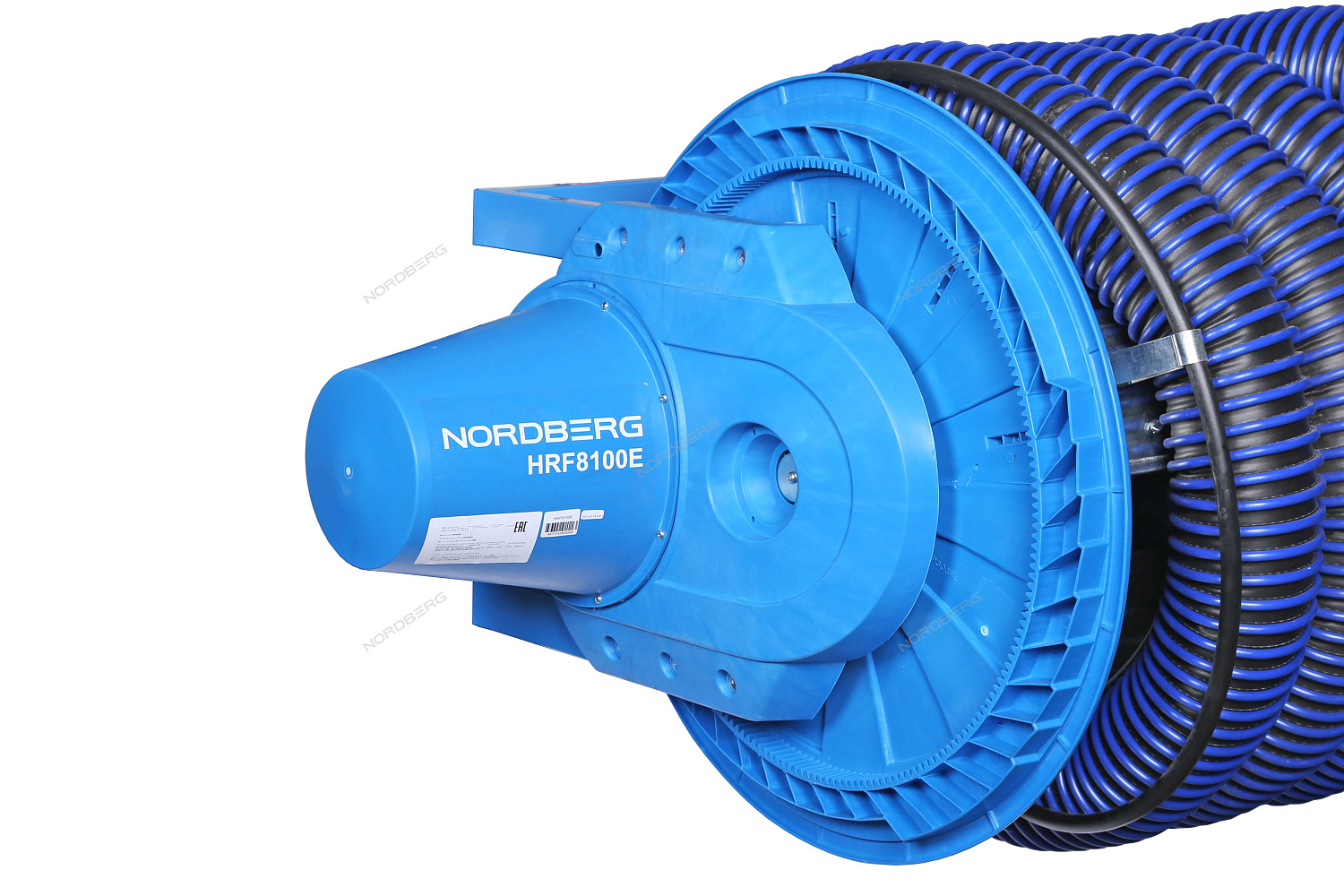 Катушка для сбора выхлопных газов с автоматическим приводом со шлангом L=8 м, D=100 мм и насадкой HRF8100E-KIT