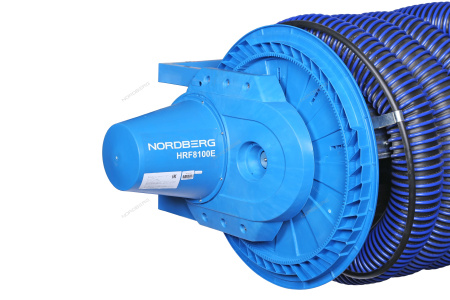 Катушка для сбора выхлопных газов с автоматическим приводом со шлангом L=8 м, D=100 мм и насадкой HRF8100E-KIT