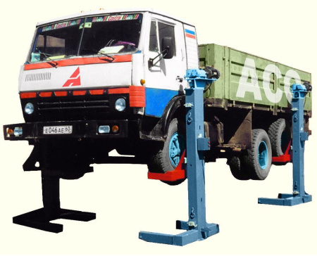 Подъемник четырехстоечный передвижной на 20т ПП-20 по ТЗ