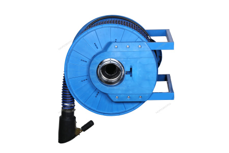 Катушка для сбора выхлопных газов с автоматическим приводом со шлангом L=8 м, D=75 мм и насадкой HRF8075E-KIT