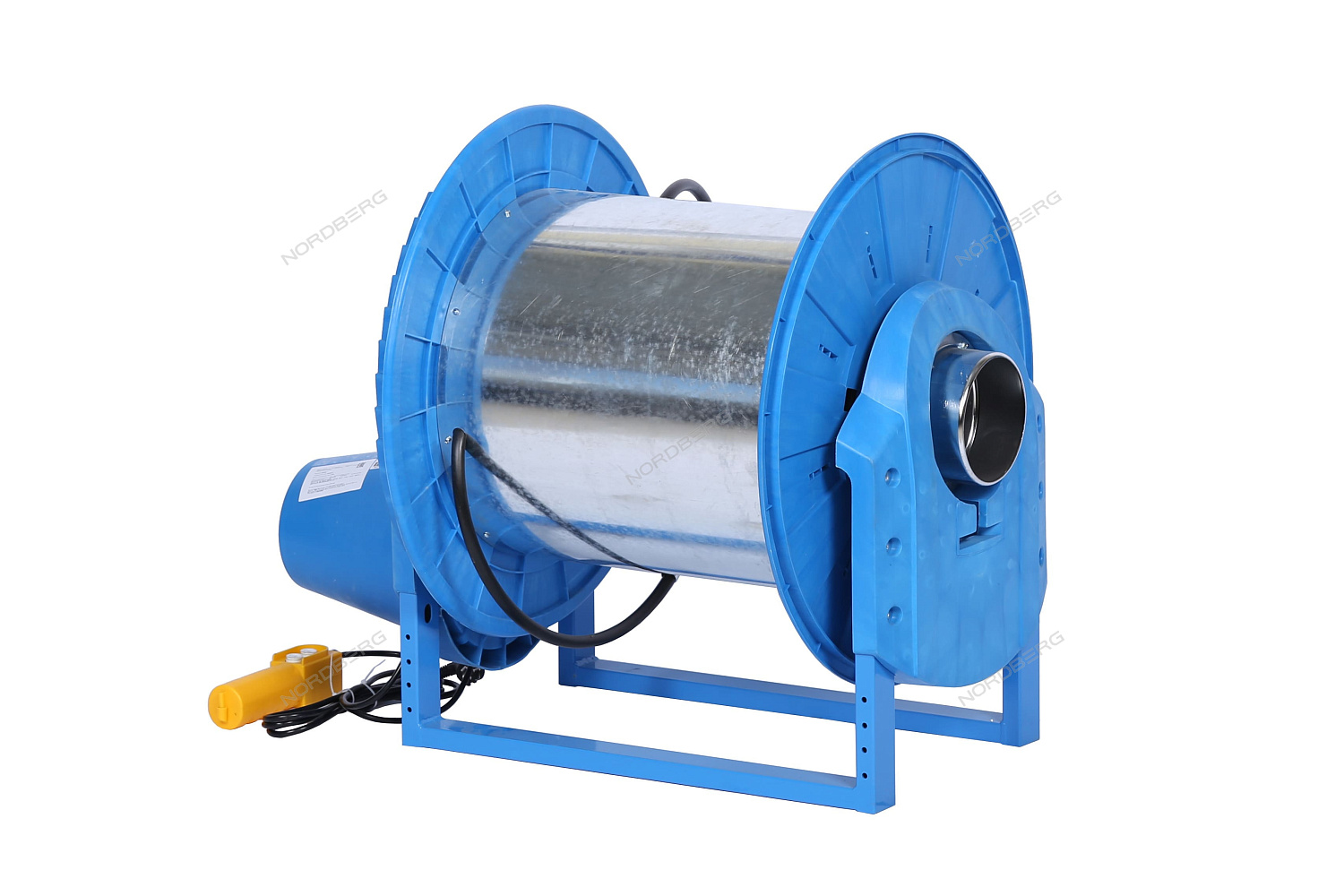 Катушка для сбора выхлопных газов с автоматическим приводом со шлангом L=8 м, D=75 мм и насадкой HRF8075E-KIT