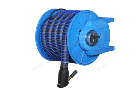 Катушка для сбора выхлопных газов с автоматическим приводом со шлангом L=8 м, D=75 мм и насадкой HRF8075E-KIT