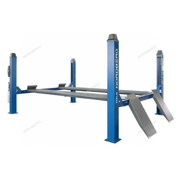 Подъемник четырехстоечный 4.5 т, с ручной траверсой 3 т N433, 380 В 4445J_MB(M)-N433