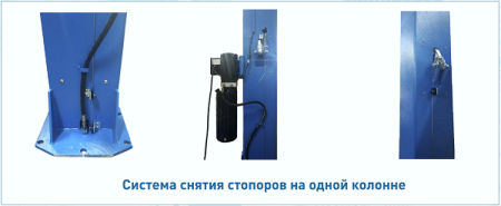 Автомобильный подъемник двухстоечный гидравлический TD-4000R