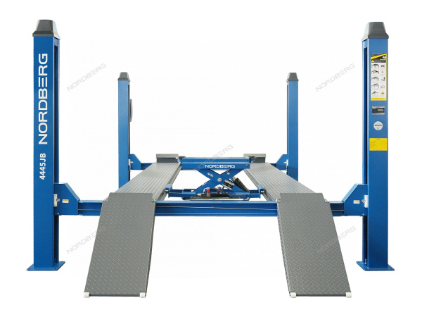 Подъемник четырехстоечный 4.5 т, с ручной траверсой 3 т N433, 380 В 4445J_MB(M)-N433