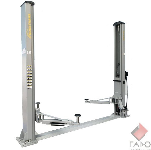 Электрогидравлический 2-х стоечный автомобильный подъёмник RLP2-450