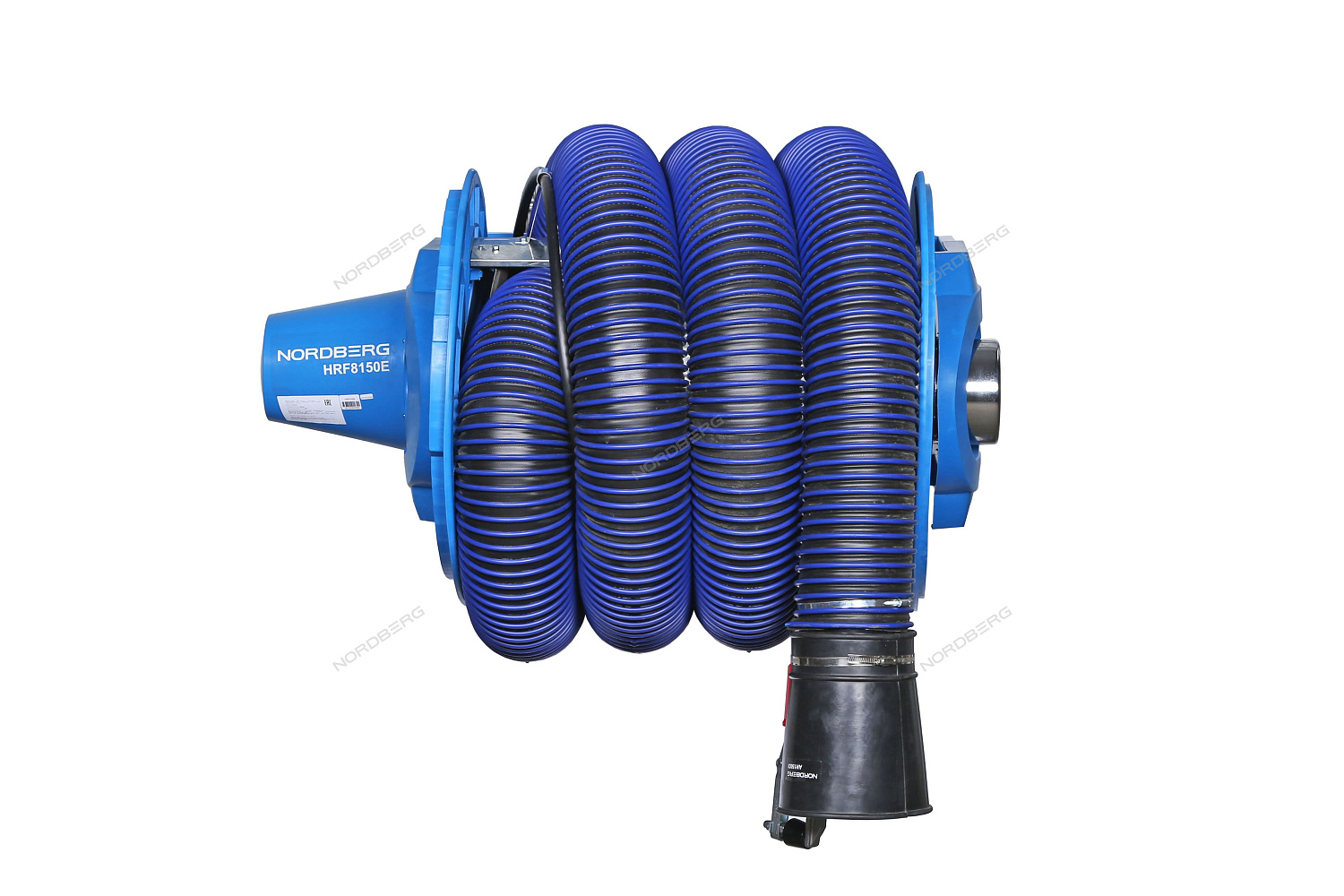 Катушка для сбора выхлопных газов с автоматическим приводом со шлангом L=8 м, D=150 мм и насадкой HRF8150E-KIT