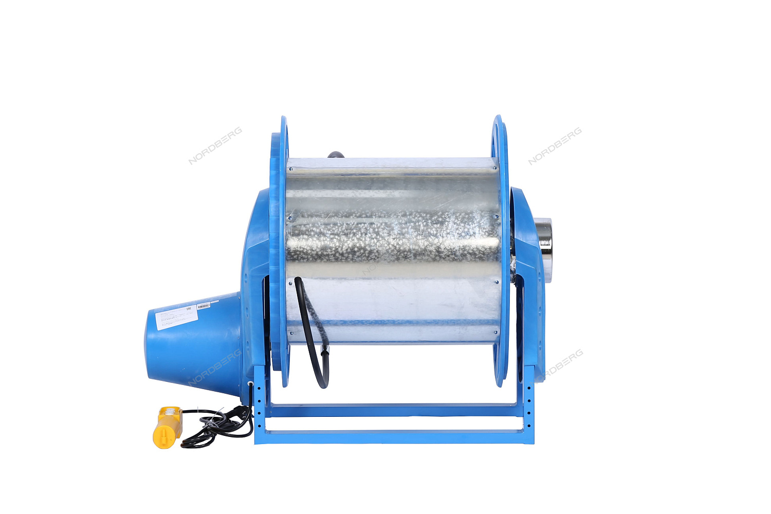 Катушка для сбора выхлопных газов с автоматическим приводом со шлангом L=8 м, D=75 мм и насадкой HRF8075E-KIT