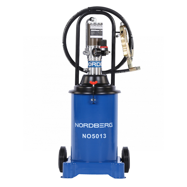 Установка пневматическая для раздачи густой смазки с баком, 12 л NO5013